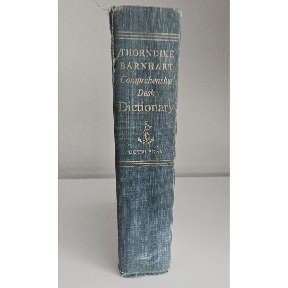Thorndike Barnhart Comprehensive Desk Dictionary 1951 Doubleday Press Book
